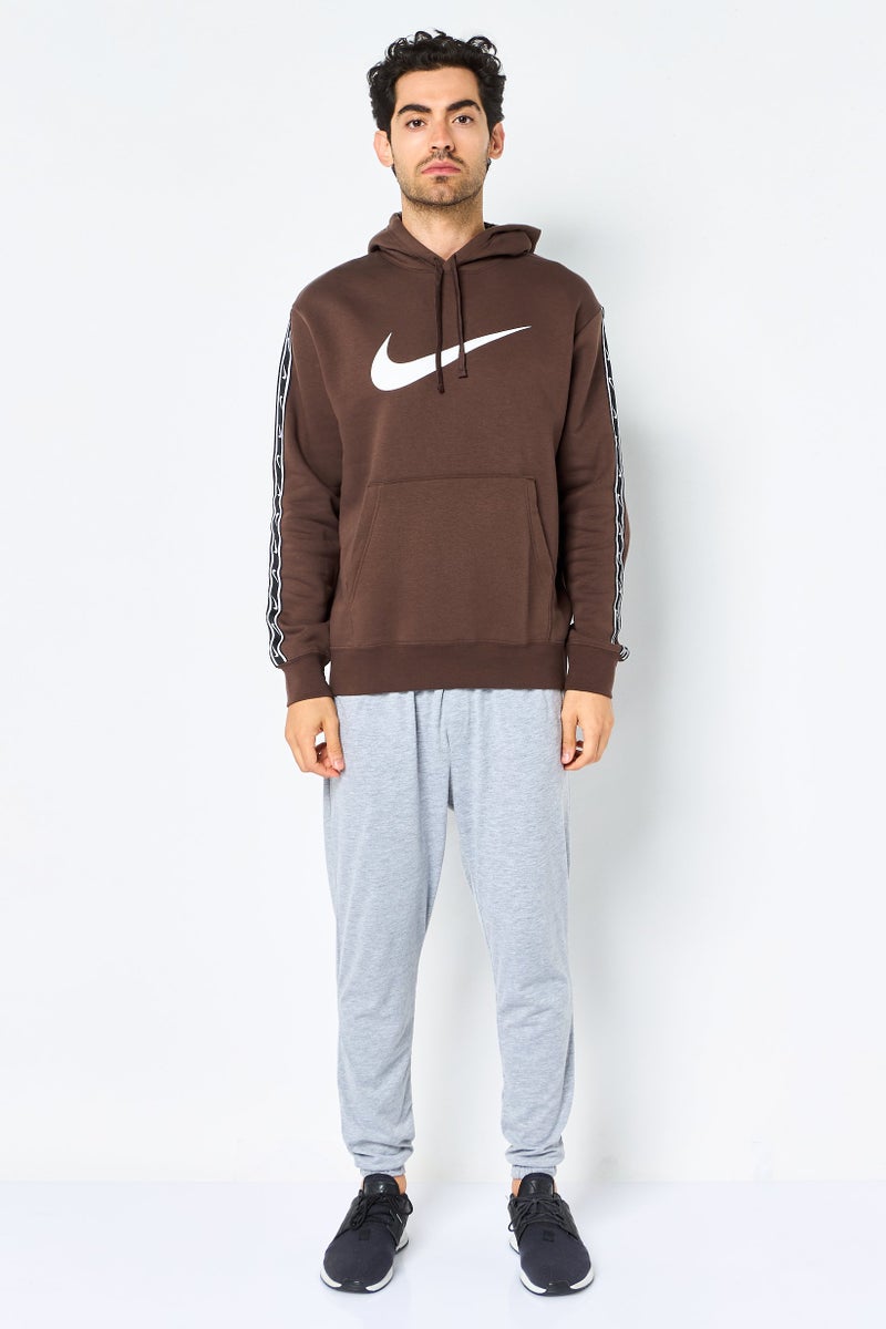 Nike Men Sportswear Fit Long Sleeve Outdoor Hoodie, Coffee Brown - Image 2